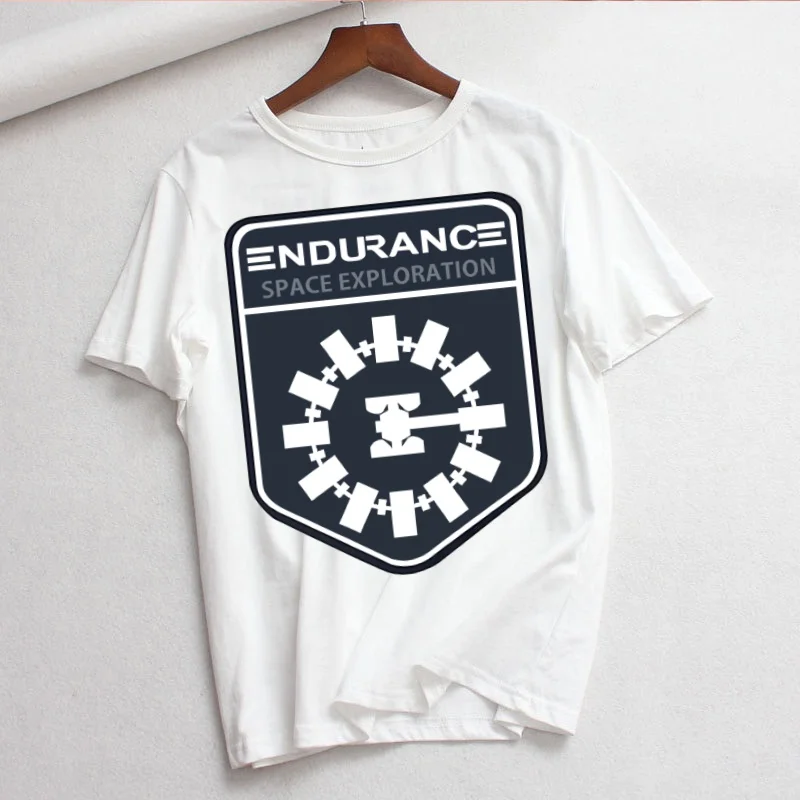 

Interstellar Cooper Science Fiction Film Endurance Stay Fashion Summer Tops T Shirt Women Tshirt New Tshirt Graphic Tee Cute