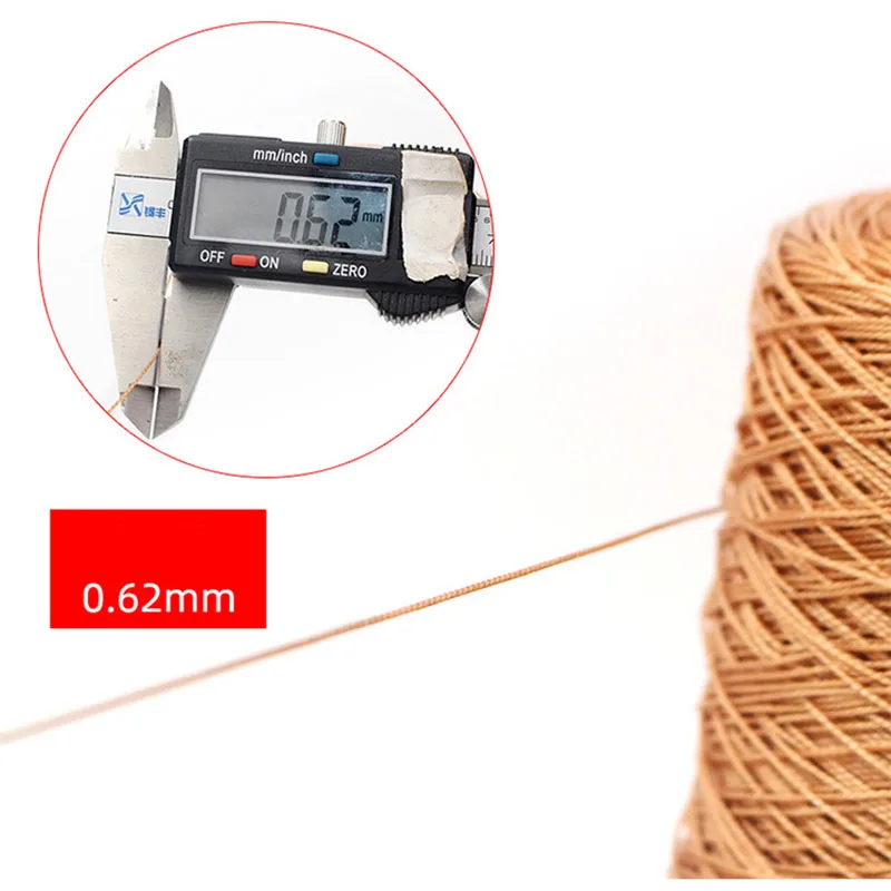 1Set DIY Leather Sewing Awl Needle With Wood Handle Set Leather Canvas Tent Shoes Repairing Tool Nylon Thread Leather Sewing Kit