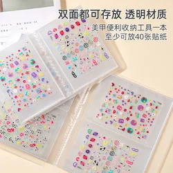 Nail Art Sticker Opbergboek Japanse Stijl Stofdichte Weergave Boek Opslag En Classificatie Tool Is Eenvoudig En Handig