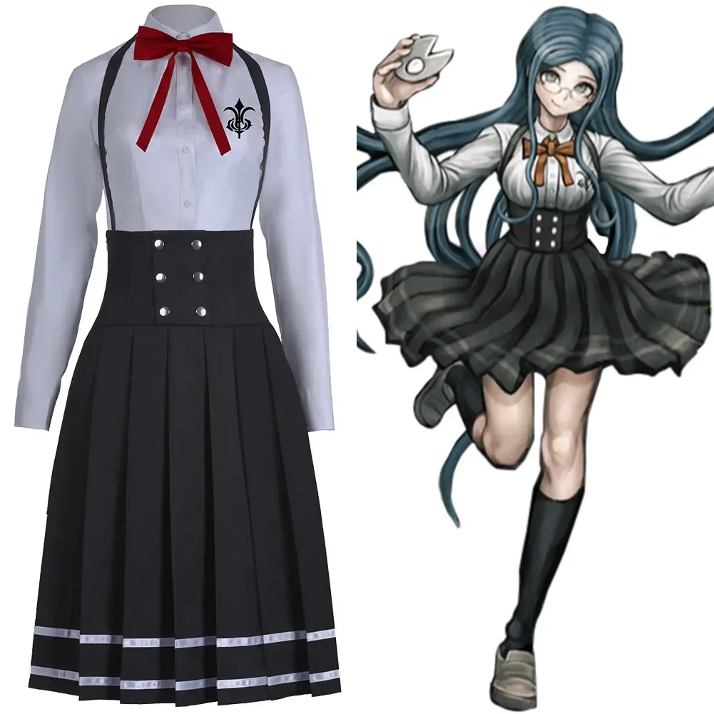 Anime Danganronpa V3 Shirogane Tsumugi Cosplay Costume JK Uniform Halloween Carnival Costumes