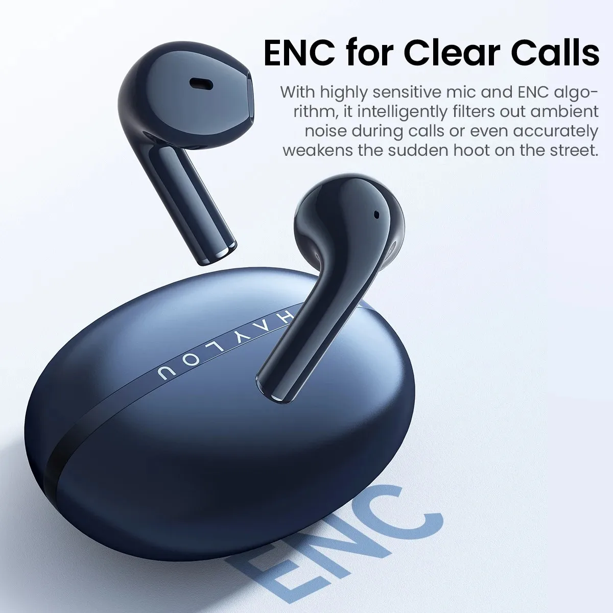 HAYLOU X1 2023 TWS Bluetooth 5.3 Earphones Wireless Gaming Headset IPX4 Waterproof Earbuds with Extended Battery Life
