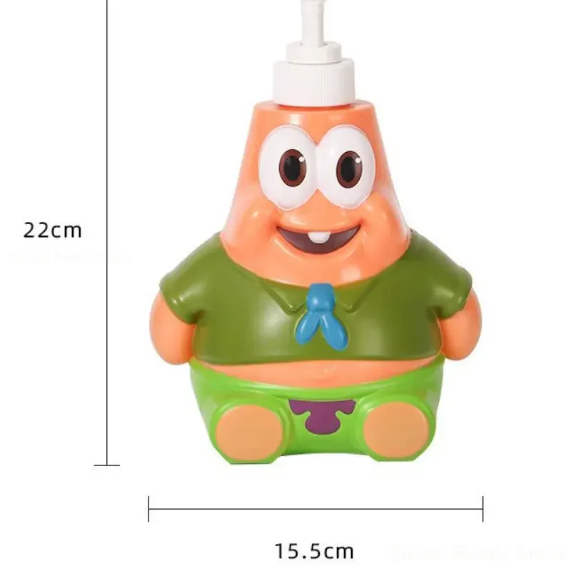 450 مللي سبونجبوب باتريك ستار الاستغناء زجاجات شخصية غسول صابون شامبو زجاجات الصحافة فندق السفر زجاجة محمولة هدايا #6