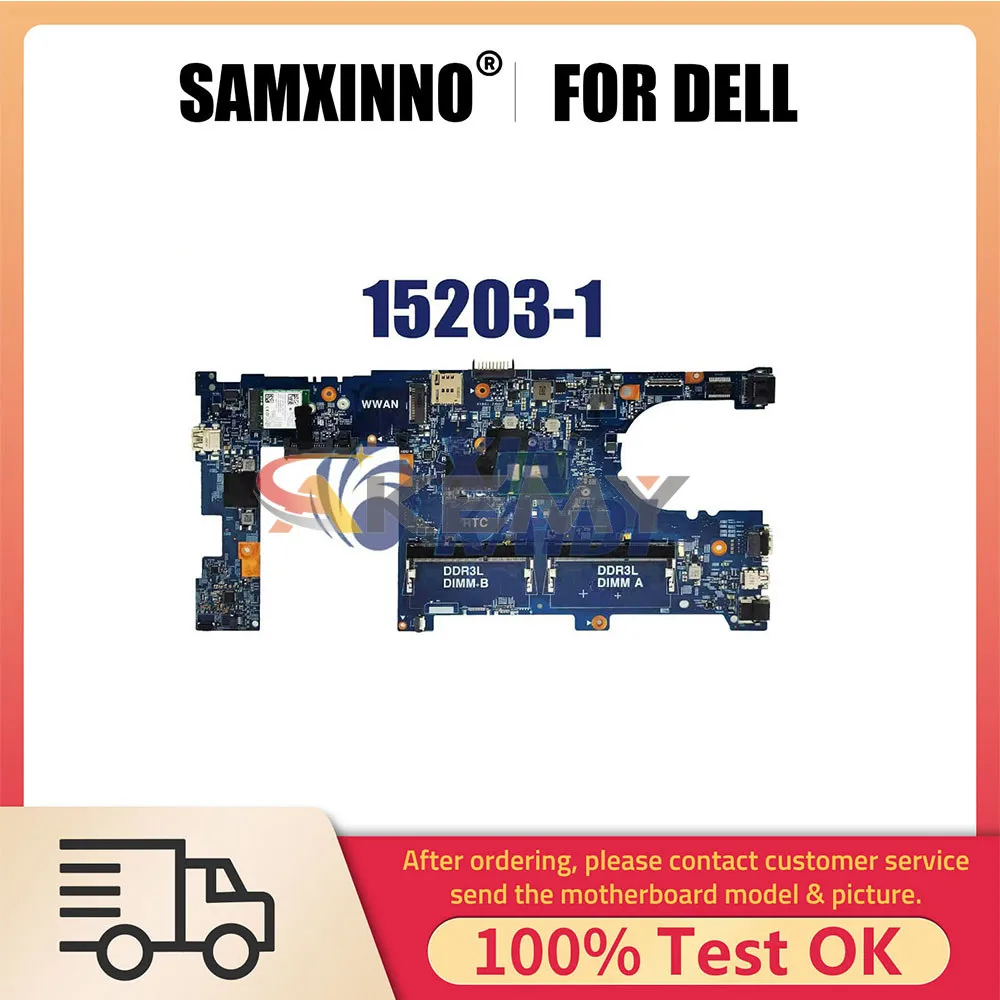 

Notebook Mainboard For Dell Latitude 3350 15203-1 Laptop Motherboard With i3-5005U i5-5200U CPU CN-028CG2 CN-0JV3DW 100% Tested