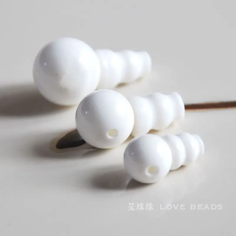 Natual Tridacna Three Holes Beads Tibet Ghuru Guru DIY For Women Jewelry Making