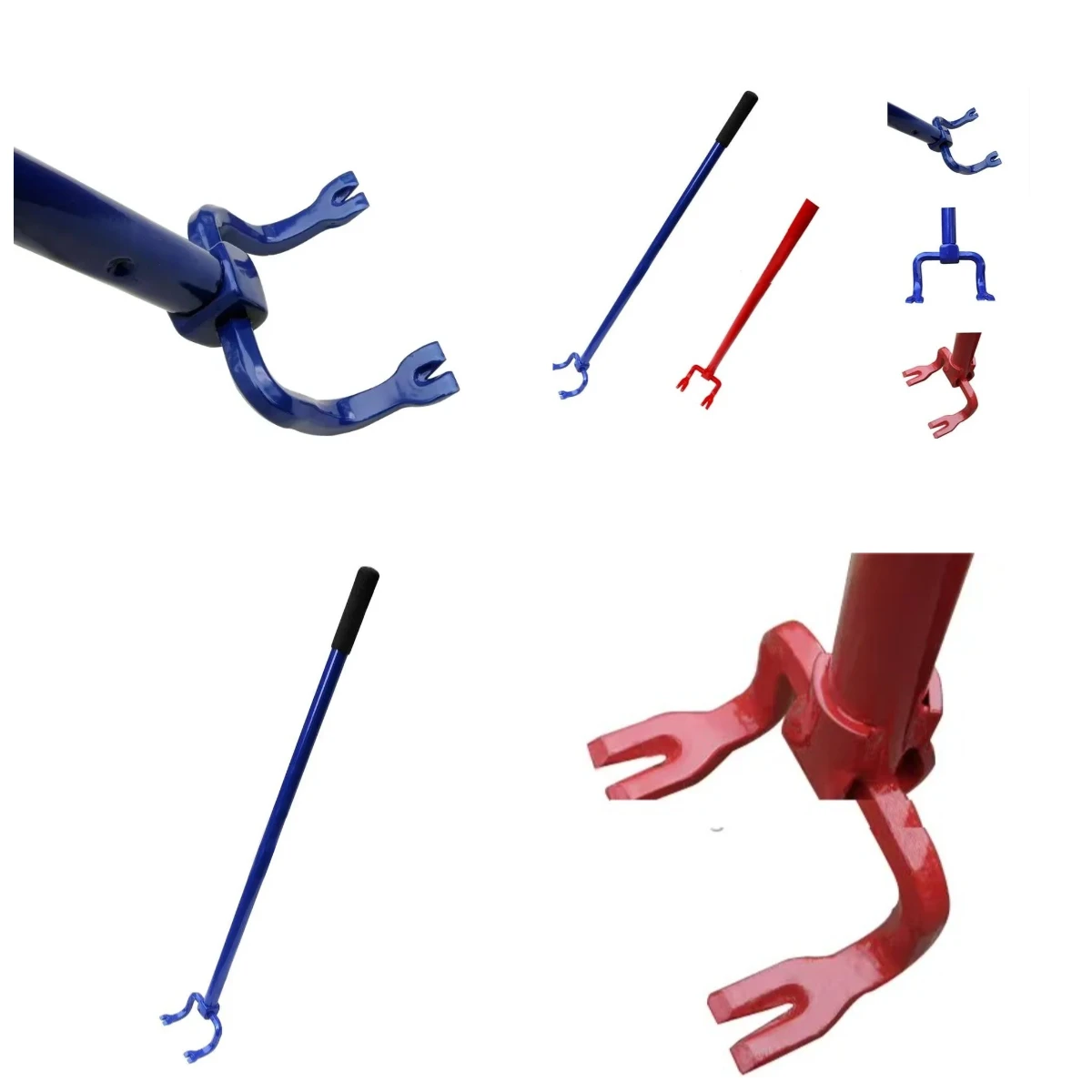 45 Crowbar Steel Double Rocker Nail Lifter Deck Remover Demo Skid Tool