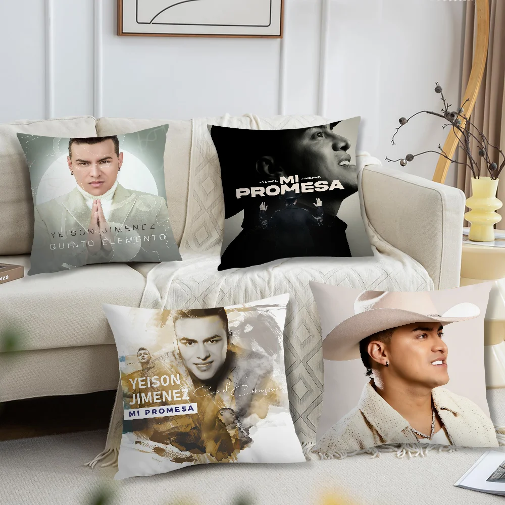 Y-Yeison J-Jimenez Singer Mi Promesa cushion cover For Pillow Printing Sofa Decoration Home Car Room Office Nordic Simplicity