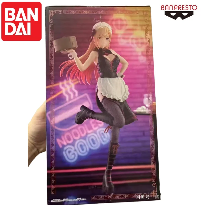 반다이 재고 있음 오리지널 반프레스토 키타가와 마린 인형 새 상품 박스 포장 액션 피규어 애니메이션 주변기기 캐릭터 가라지