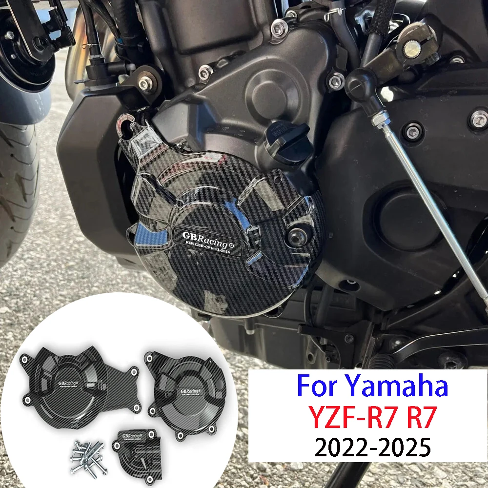 

GBRacing Engine Protection YZF-R7 2022-2025 Engine Cover Motorcycle Protection Covers Protective Case Set