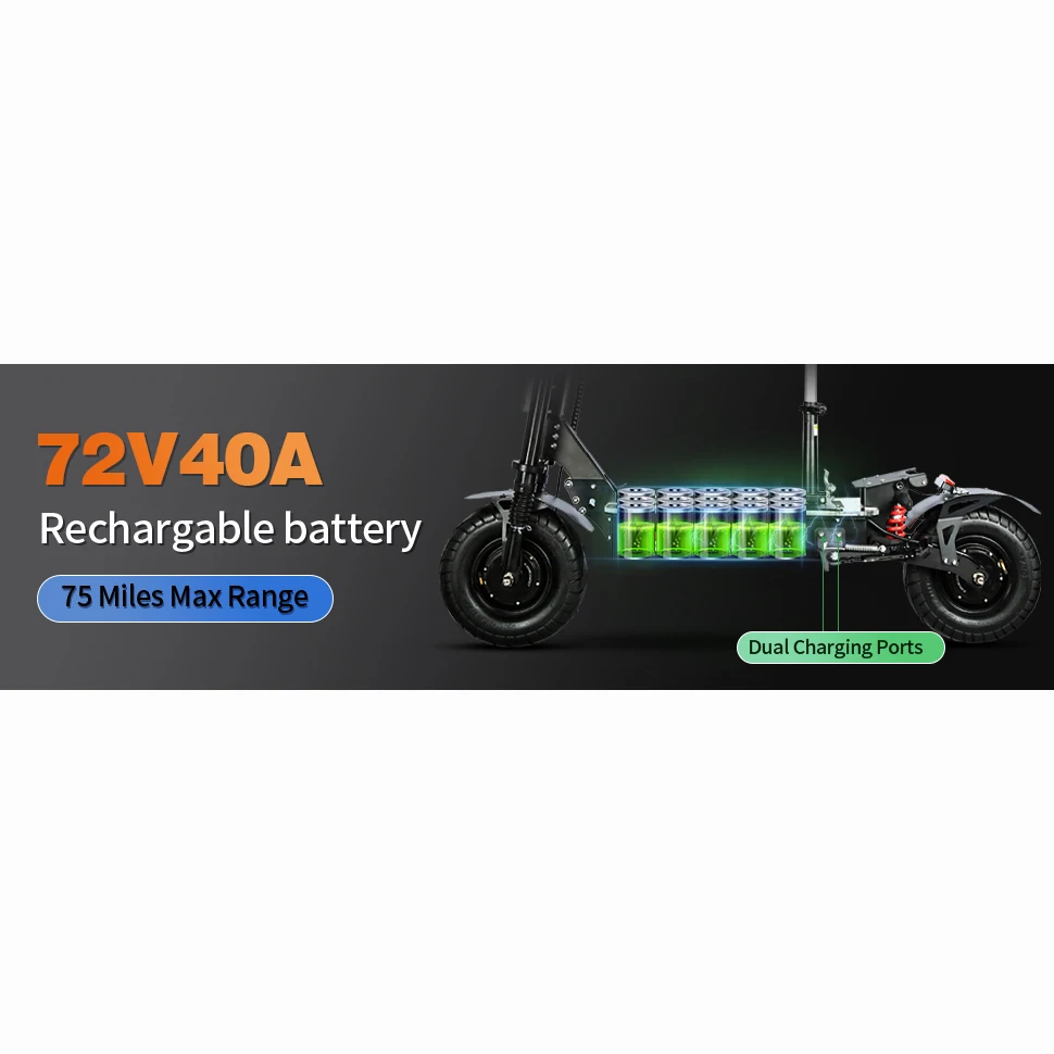 2025 TOURSOR X13 Adult Electric Scooter 5000W x 2 Dual Motor Dual