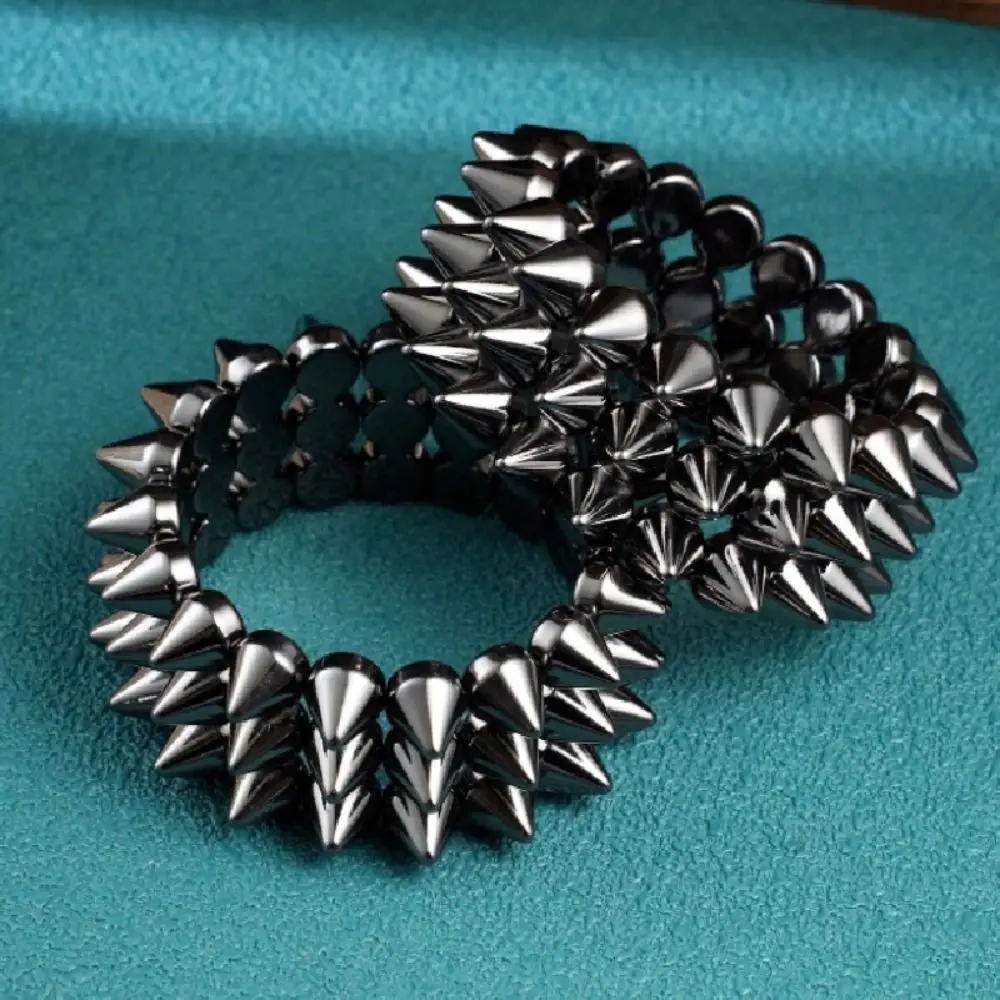 Vintage Triple Layer Stud Spiked Y2K Punk Bracelet
