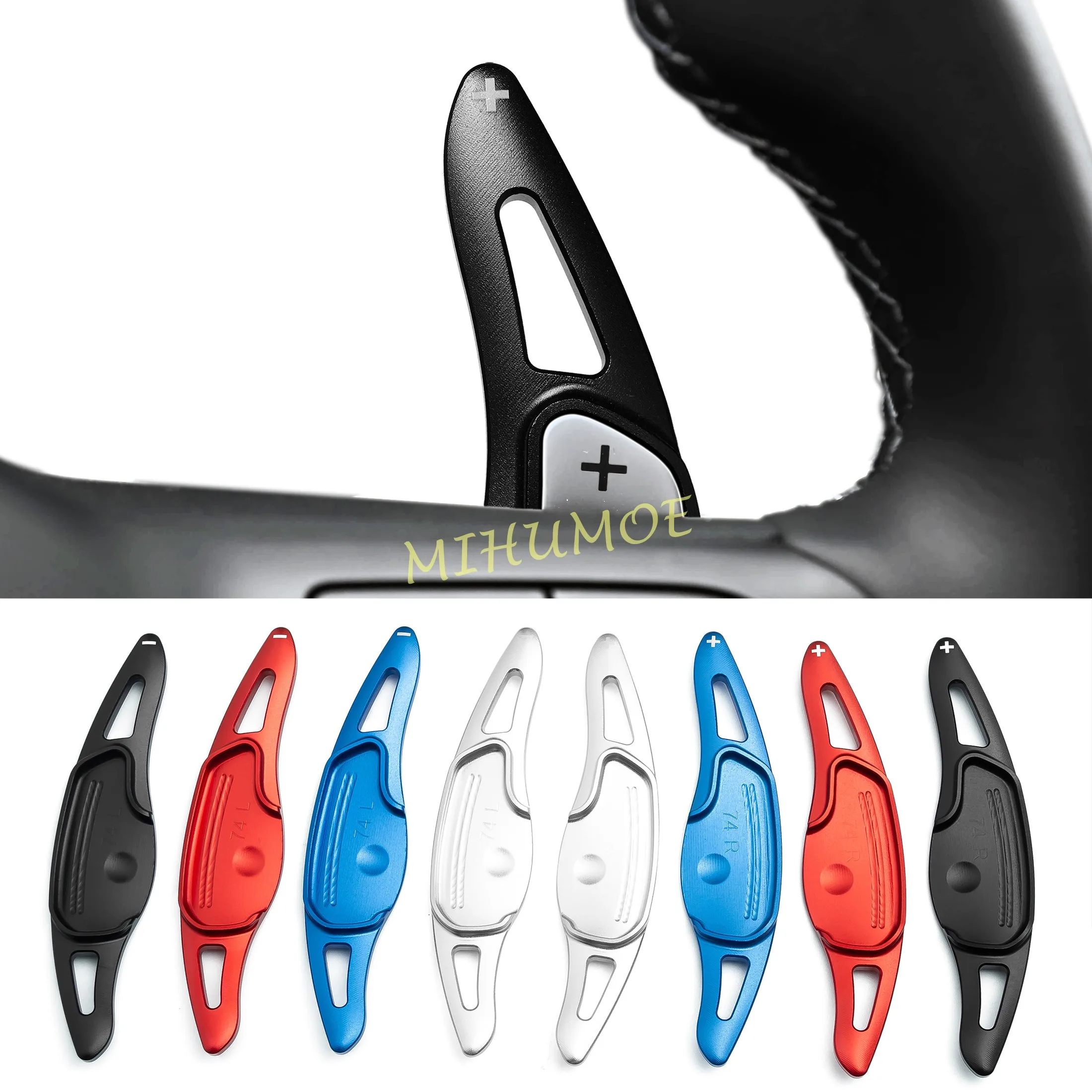 

Aluminium Car Steering Wheel Shifter Paddle For Hyundai Sonata Tucson Kona / Kona Electric 2024 2025 2026 Interior Accessories