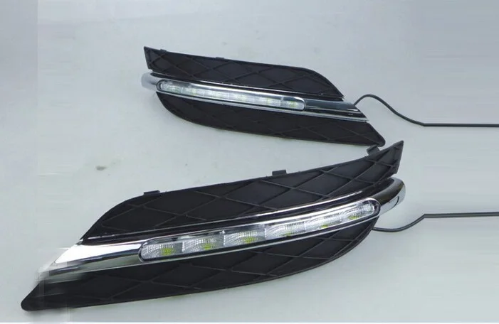 car accessories bumper headlight for Mercedes benz W245 daytime light 2011~2013y motor DRL LED auto headlamp B200 B180 fog light