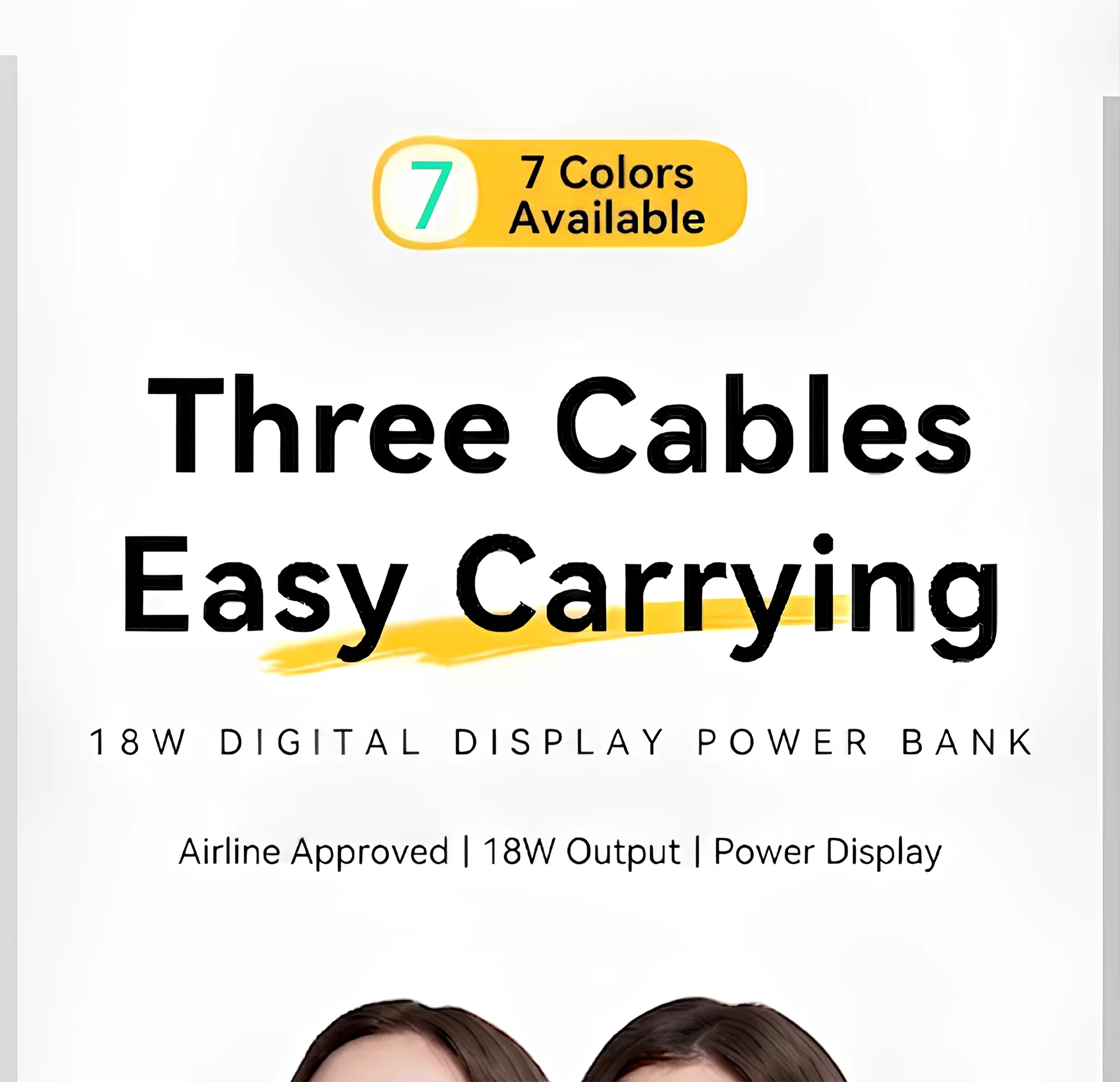 Power Bank with Built-In Cables — product detail 1