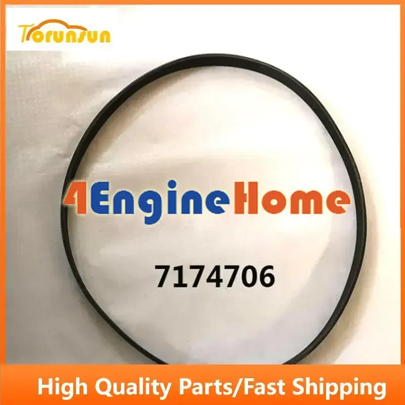 

2pcs Alternator Belt 7174706 for Bobcat A770 S750 S770 S850 T750 T770 T870 Skid Steer Loaders