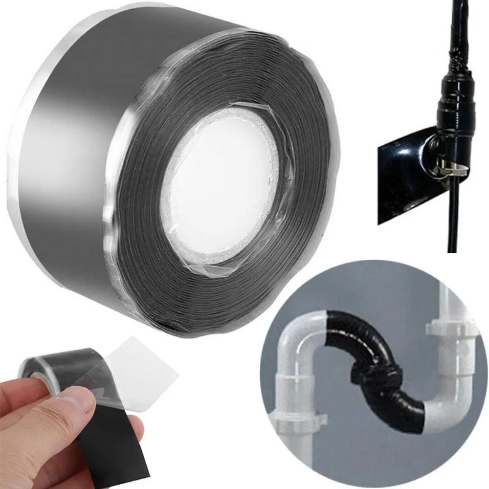 Super Strong Waterproof Water Pipe Repair Tapes Self Fusing Stop Leaks Pipeline Seal Tape Insulating Multifunction