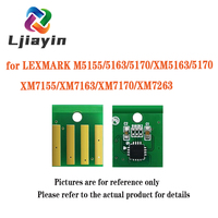 24B6015 WW  BK 35K  Toner Chip for Lexmark M5155/5163/5170/XM5163/5170