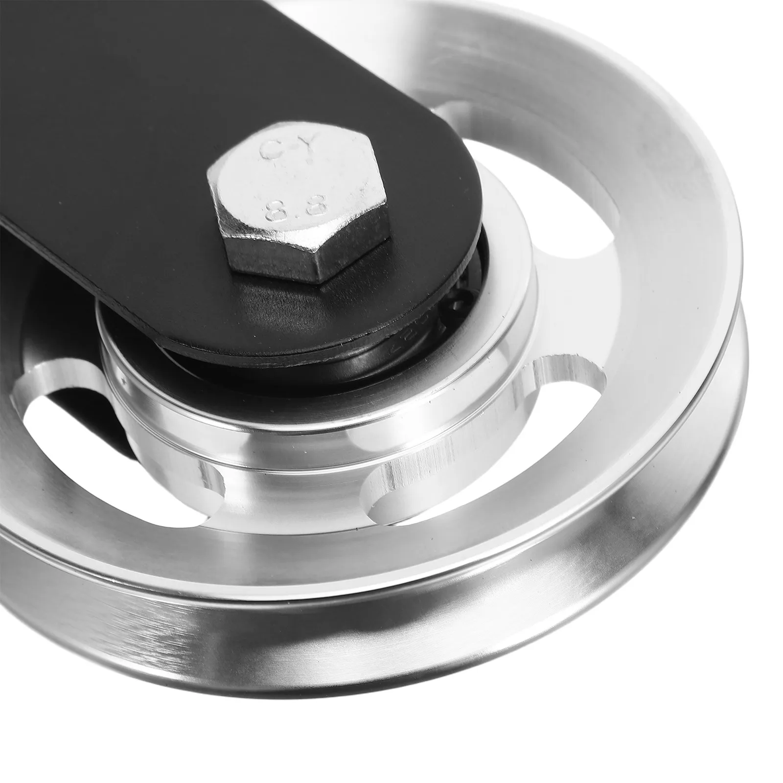 Aluminium Alloy Cable Pulley Wheel for Home Gym Strength Training Silent Operation Smooth Bearing Compact Wall Mount Fitness