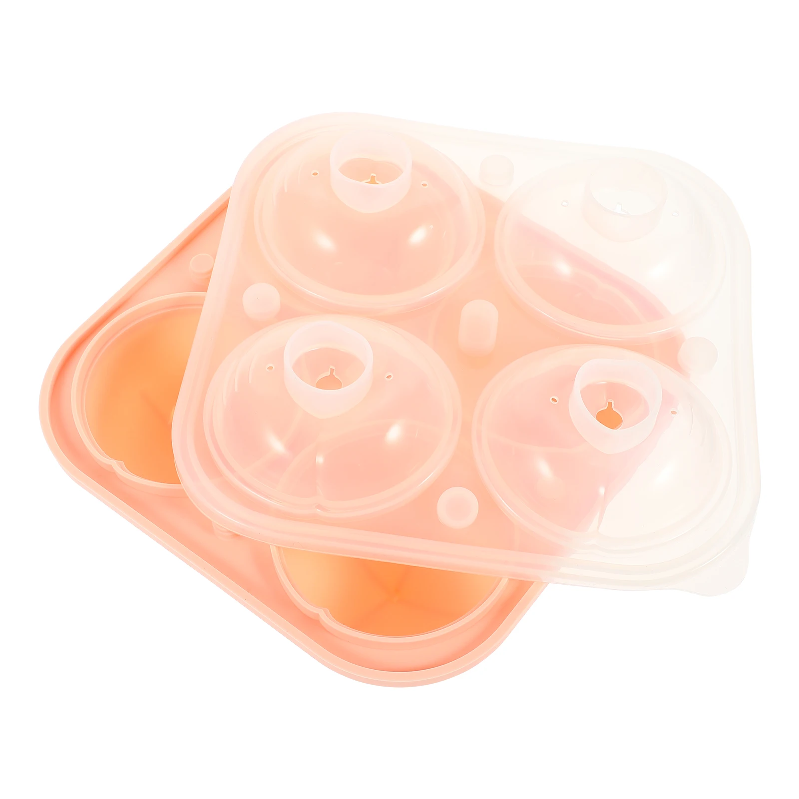 

Silicone Ice Cube Tray Mold Maker Sphere Peach Shape Refrigerator Kitchen DIY Drink Whiskey Juice Coffee Beverages