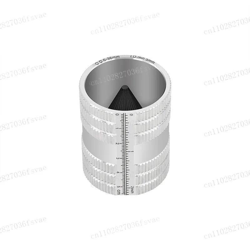 

Scaled stainless steel tube scraper Inner and outer inverted foot device Hair bayonet trimming aluminum alloy chamfering device