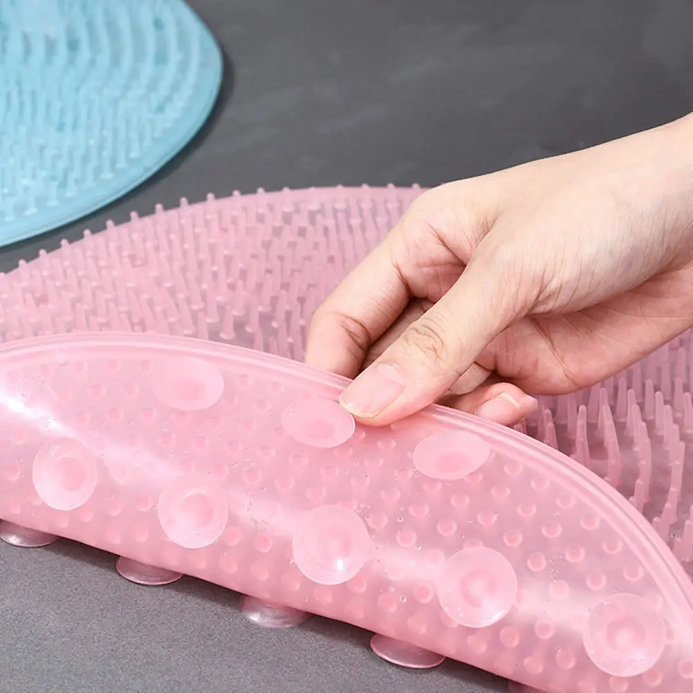 

2Pcs Massage Mat for Feet Soft Comfortable Foot Bath Tool with Suction Cups Ideal Plantar Fasciitis Relief Home Spa Use