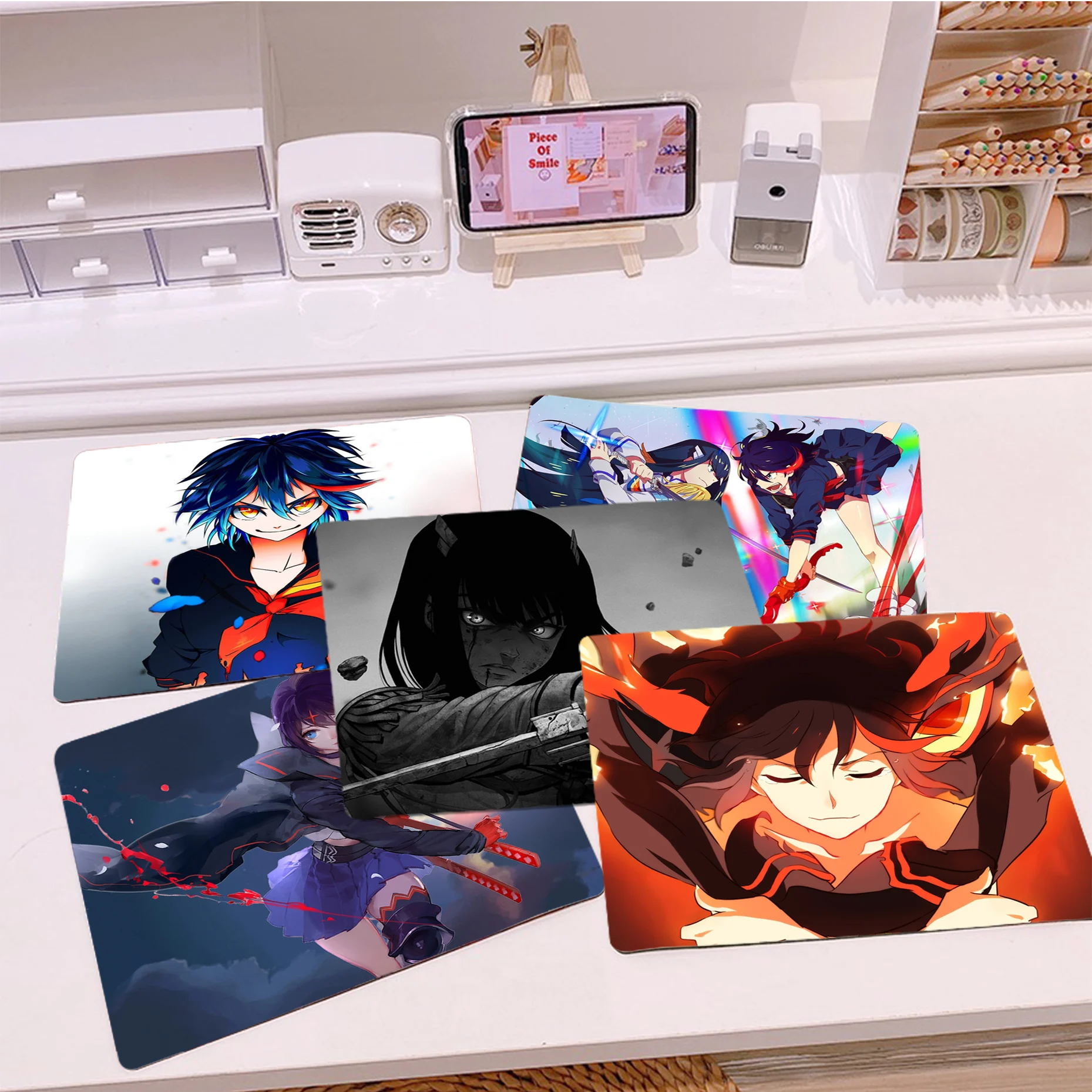 

KILL La KILL 20x25cm Speed Version Game Computer Keyboard Office Table Mat Cheapest Cup Mats For PC Gamer Mousemat