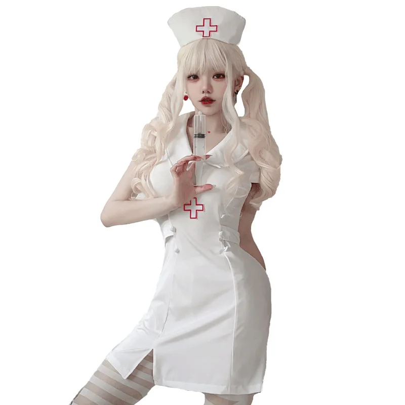 Halloween Adult Costume Cosplay Nurses\' Uniform Plus Size Sexy Doctor Cosplay Uniform Party Cos Costume Cosplay Costumes