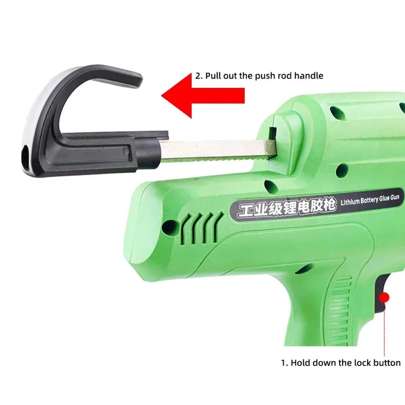 

SUBAO 600ml Lithium Battery Adhesive Gun Soft and Hard Dual Purpose Sealing Adhesive Gun