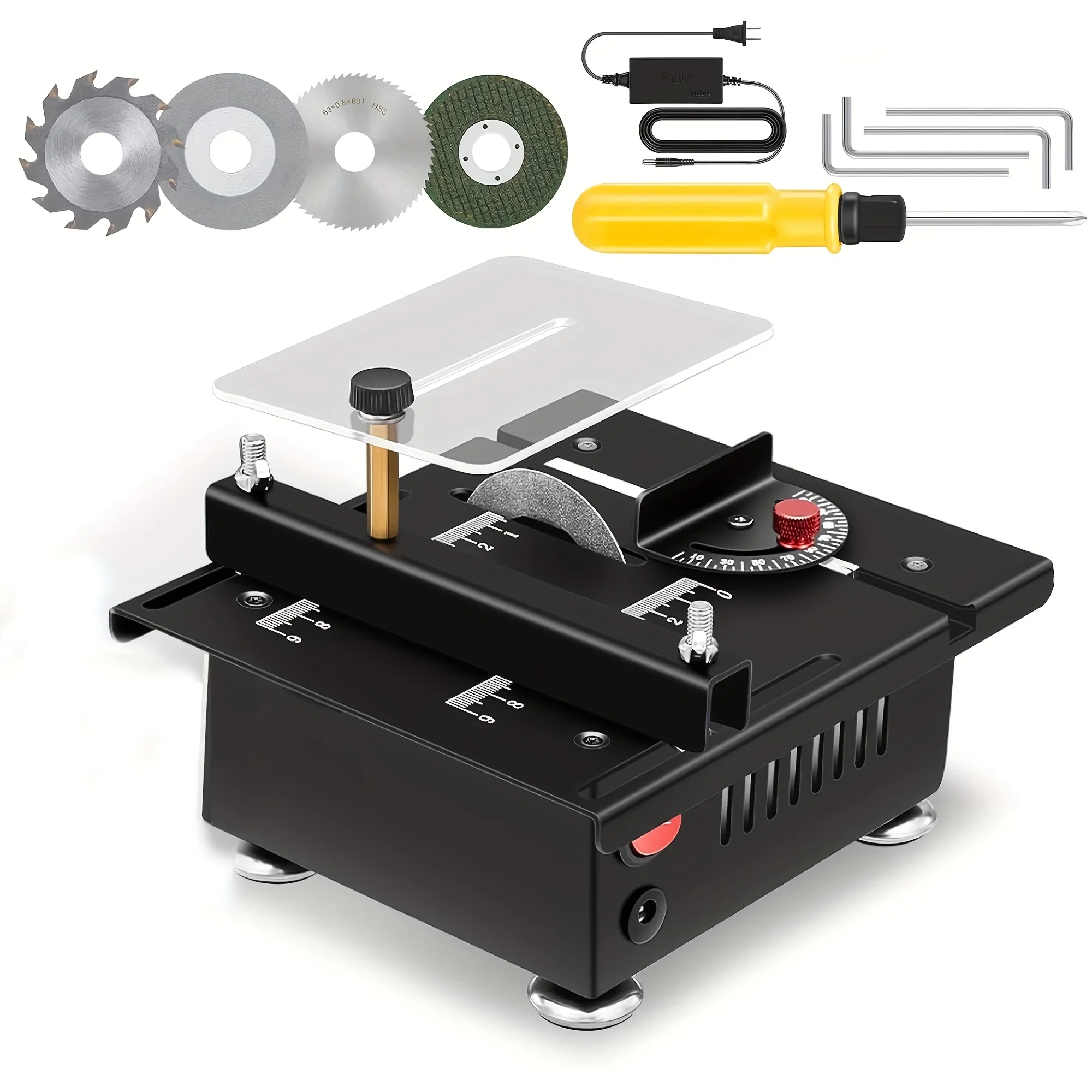 

[10/225pcs] Desktop Saw, Multifunctional Portable Mini Table Saw, Adjustable Speed And Angle, Cutting, Sanding, Carving, Drilling, Universal Machine, Precision Manual Desktop Saw, Used for Cutting Metal, Wood, Plastic And Acrylic