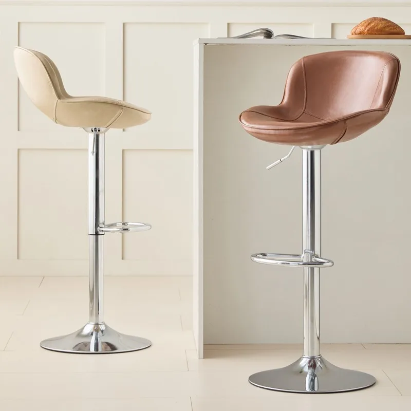 

Italian Nordic Bar Chairs Make Up Vanity Swivel Adjustable Height Bar Stools Reception Ergonomic Restaurante Muebles Furniture