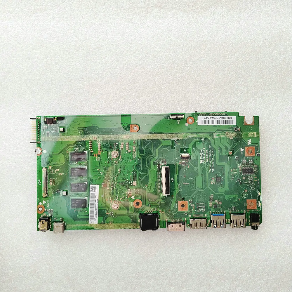Placa base X541NA para ASUS X541NA A541NA F541NA R541NA D541NA X541 X541N placa base para ordenador portátil N3350/N4200 4G/2G-RAM E 162264