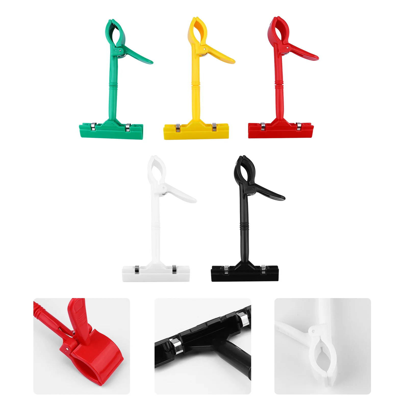 

5Pcs Advertising Display Clip Price Cards Clip for Supermarket and Mall Use Price Tags Holder Label Clamp Label Clamp