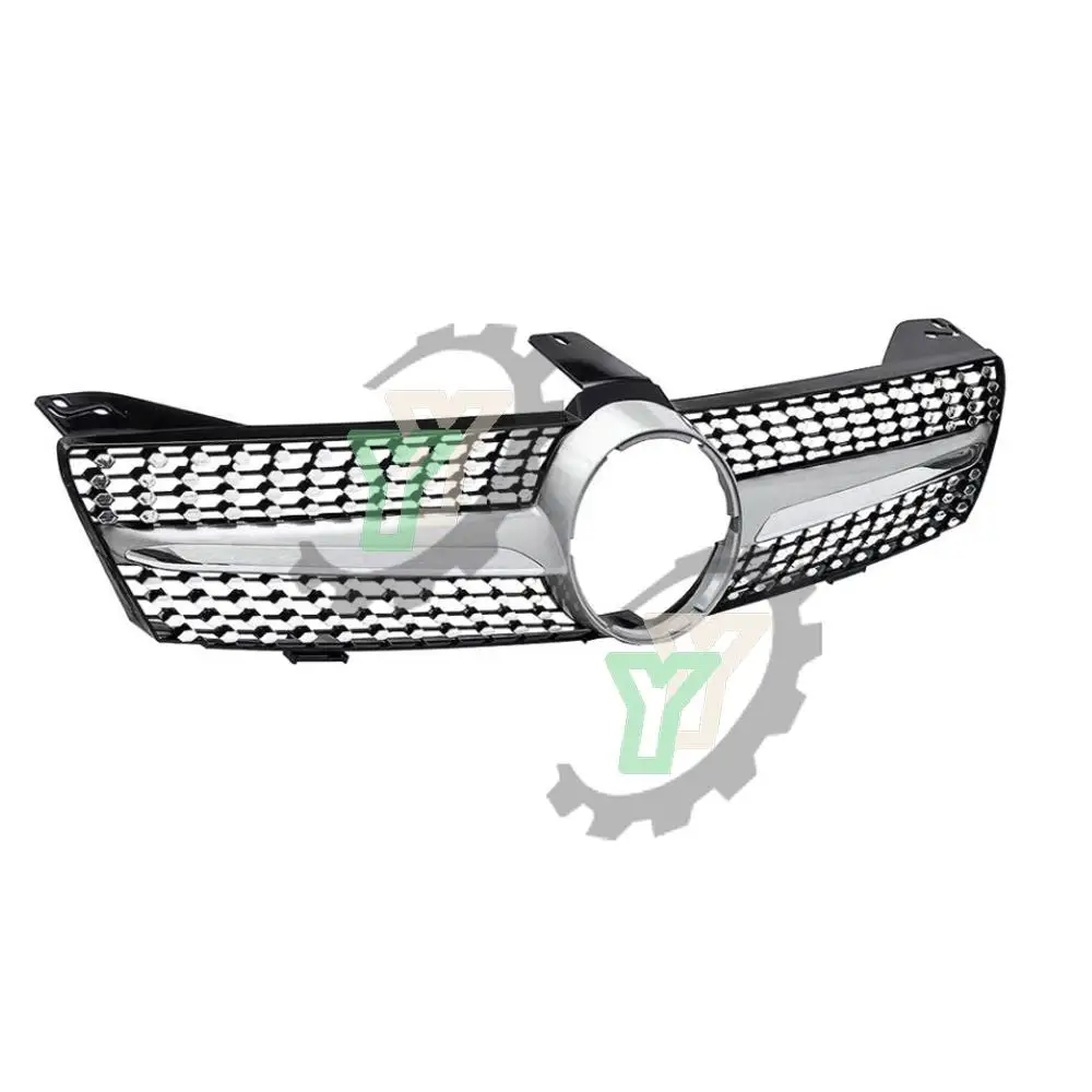 For Mercedes-Benz CLS-Class W219 CLS350 CLS500 CLS550 SLS600 2008 2009 2010 Diamond Style Front Bumper Upper Grille Racing Grill