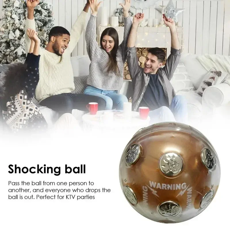 Shocking Ball Game Electric Shock Ball Decompression Sensory Toys Portable Ball Fun Game For Kids & Adults Party Favors Props