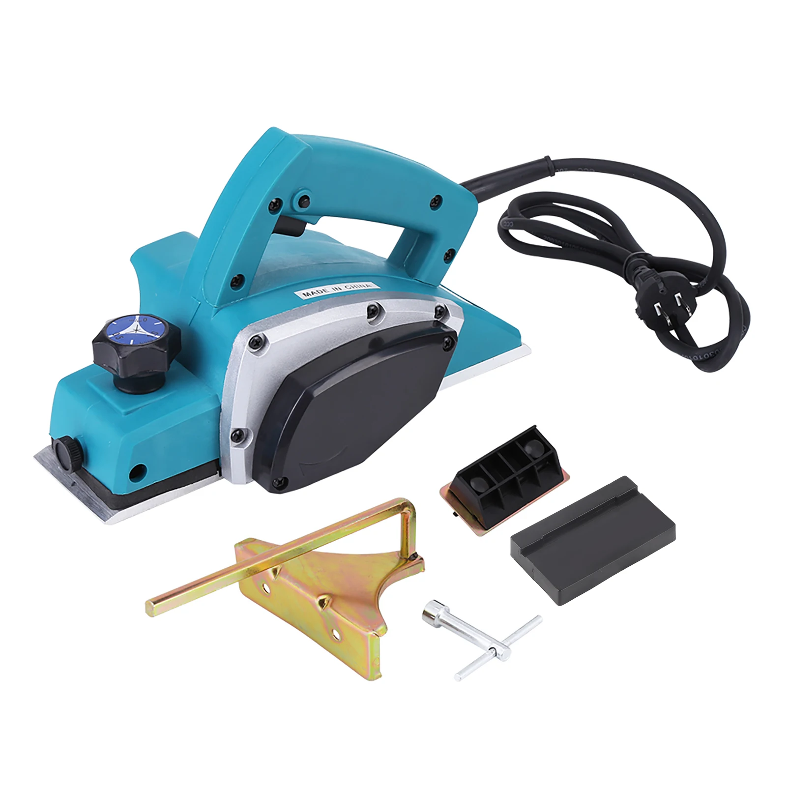 Handheld Planer Portable Electric Wood Planer Hand Held Woodworking Power Tool for Home Furniture Wood Planer Woodworking Tool