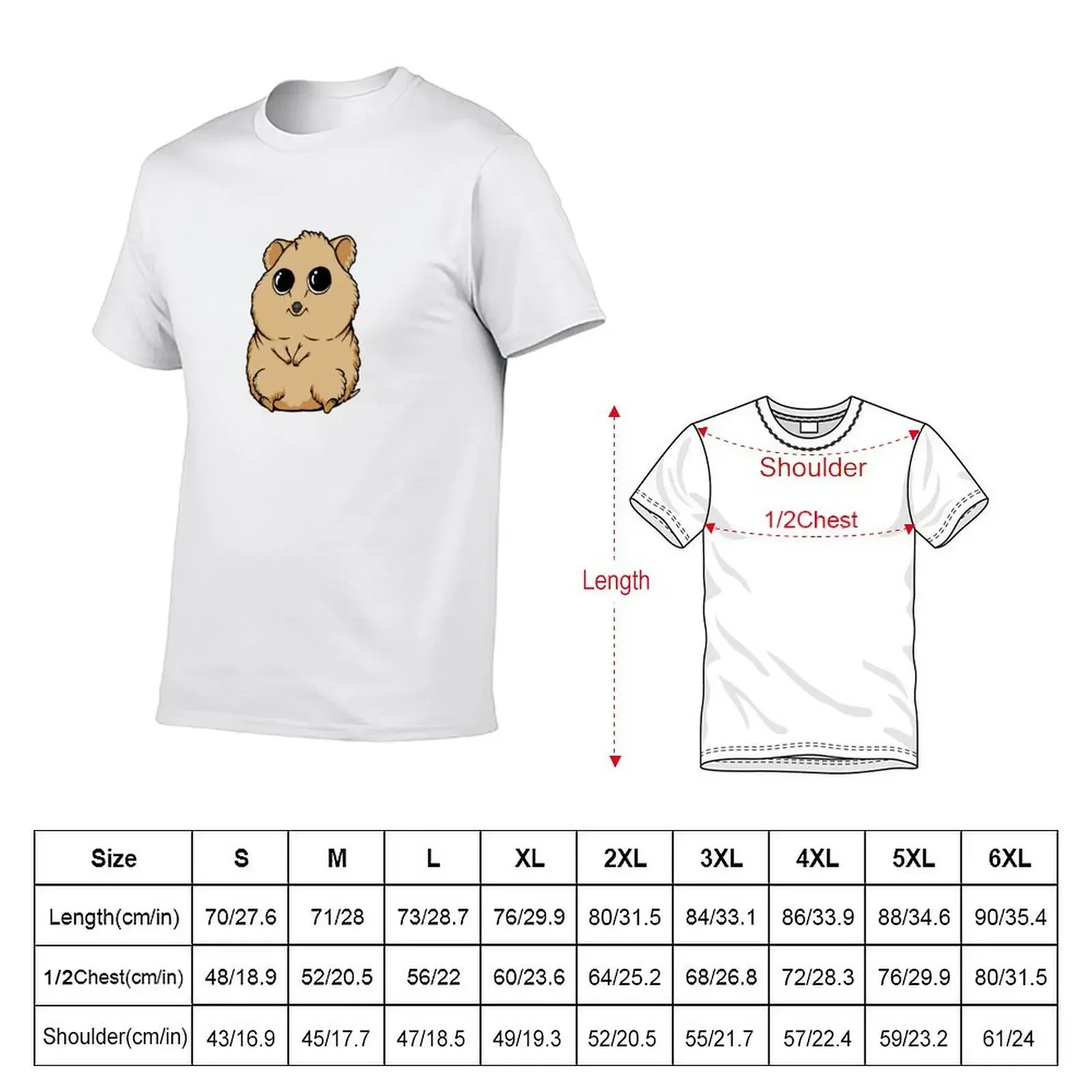 Chonky Quokka T-Shirt vintage anime shirt vintage anime figures mens big and tall t shirts