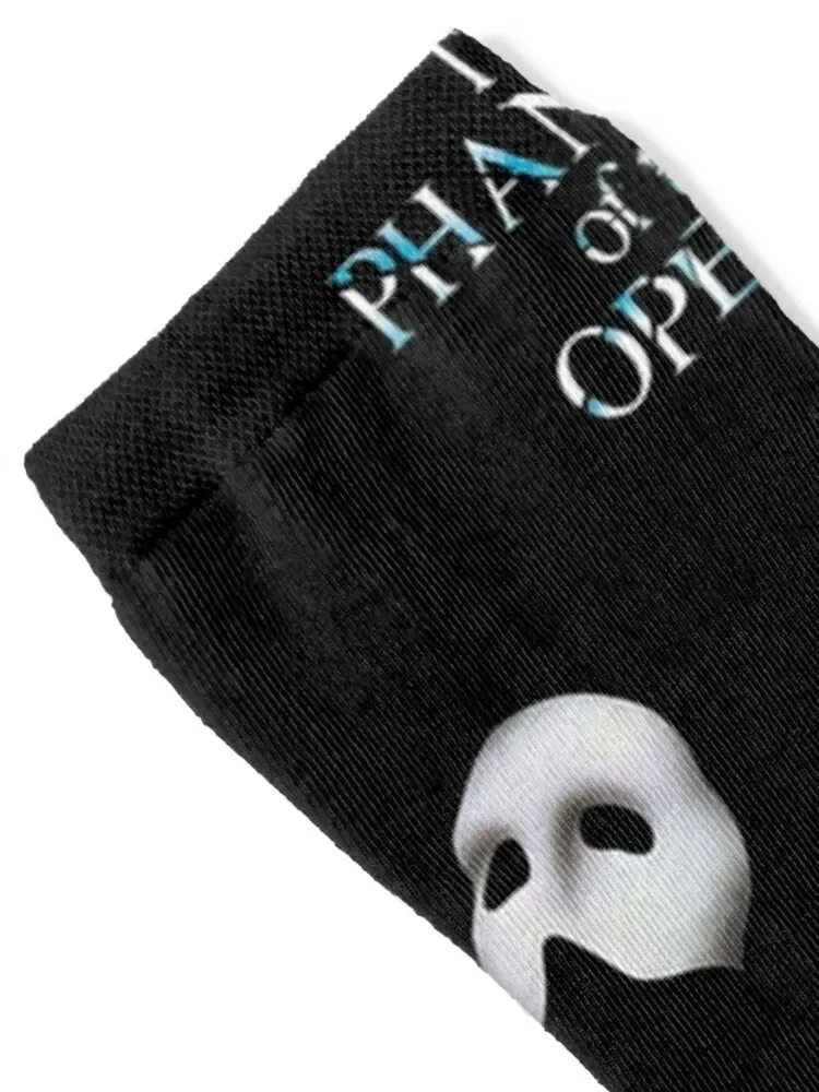 Phantom OG Opera Ghost Pattern with Mask and Rose Socks gym luxury sports and leisure Girl'S Socks Men's