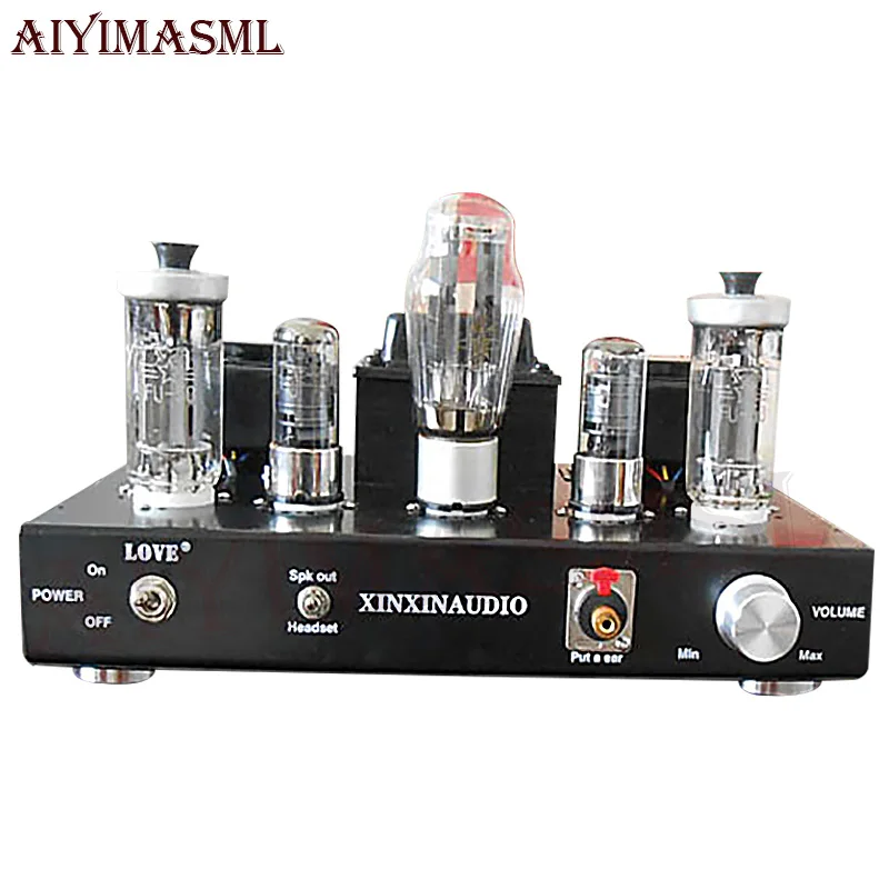 

AIYIMA SMSL Small 300B fu50 5Z3P 6J8P 717A Single-ended Class A Vacuum Tube Amplifier 2.0 12W Hand Soldering Power Amplifier Aud