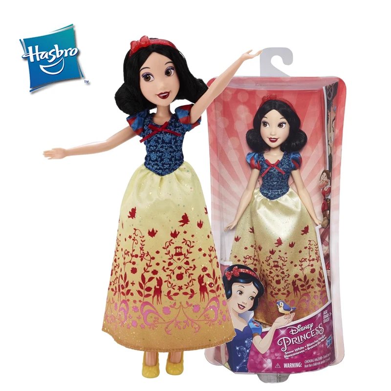 Hasbro Anime Disney Princess Rapunzel Merida Snow White Cinderella Belle Jasmine Gifts for Children Action Figure Model Toys