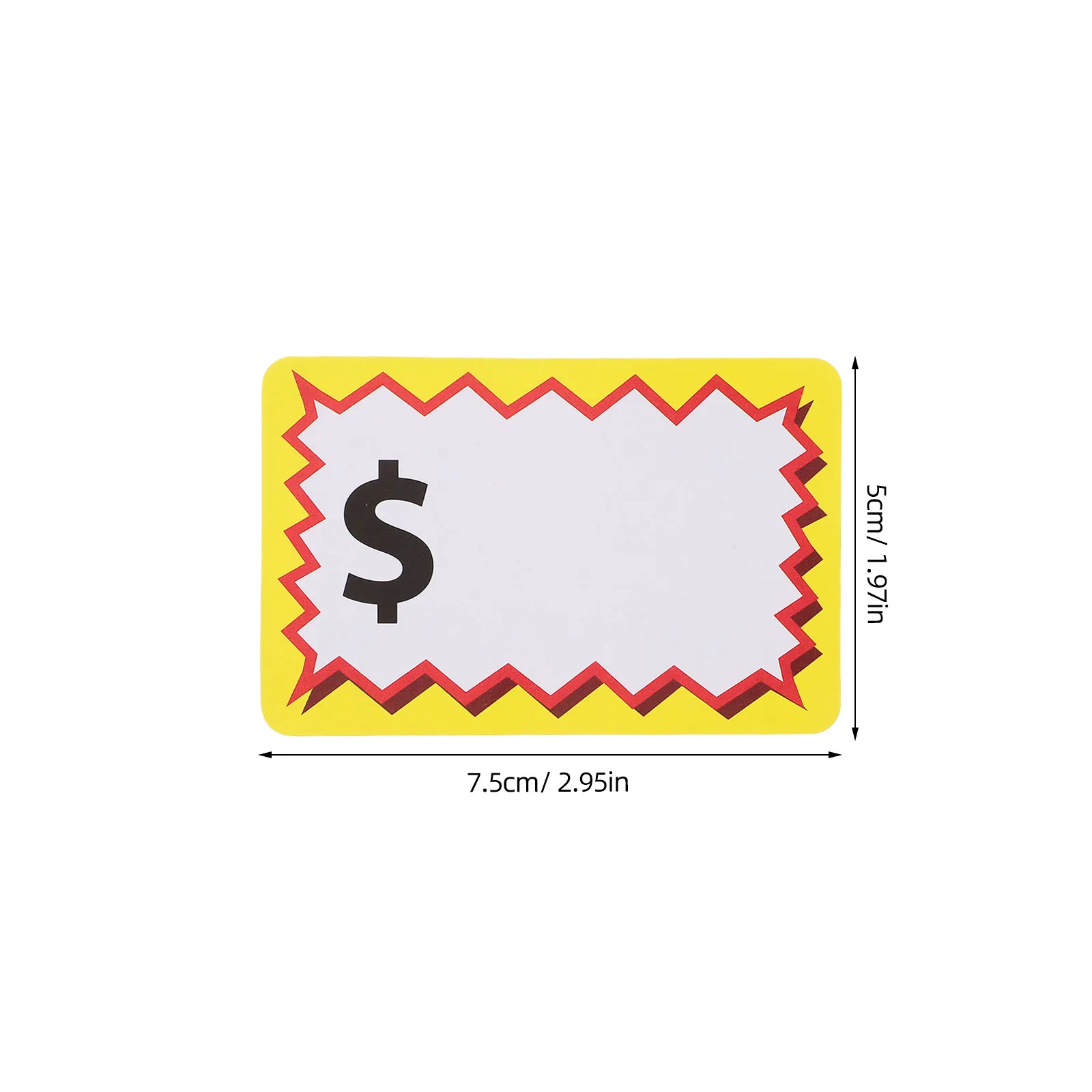 Price Stickers Self Adhesive Waterproof PP Paper Retail Store Yard Sale Signs Blank Labels Folder Tags File Bag