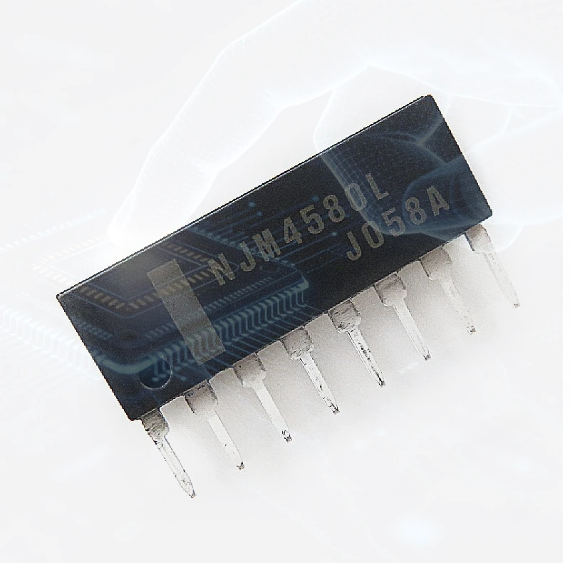 (5-10-20-30-100PCS) NJM4580 SIP-8 NJM4580L