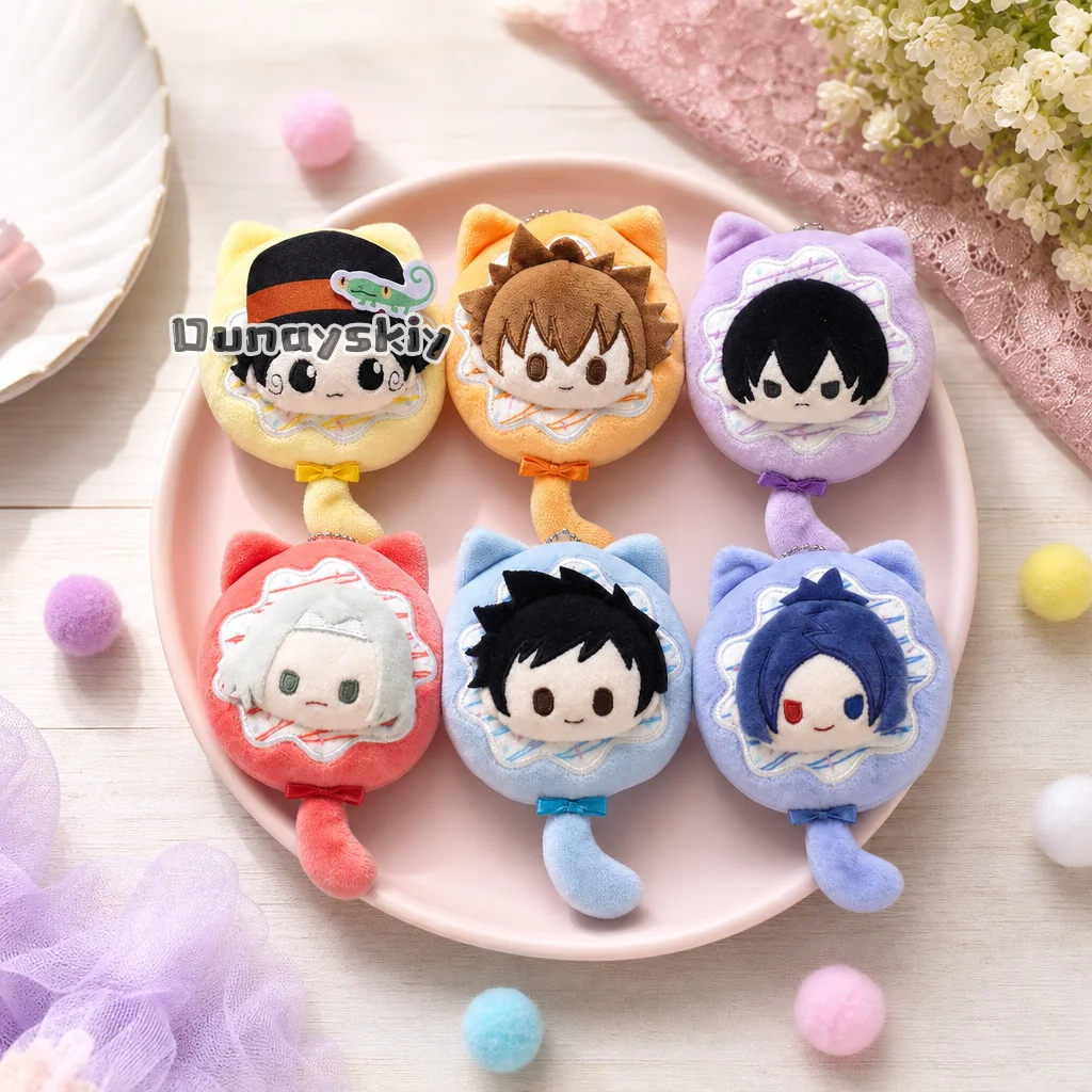 

REBORN Sawada Tsunayoshi Yamamoto Takeshi Reborn Gokudera Hayat Rokudou Mukuro Cosplay Fluffy Puppet Keyring Gift Doll Anime