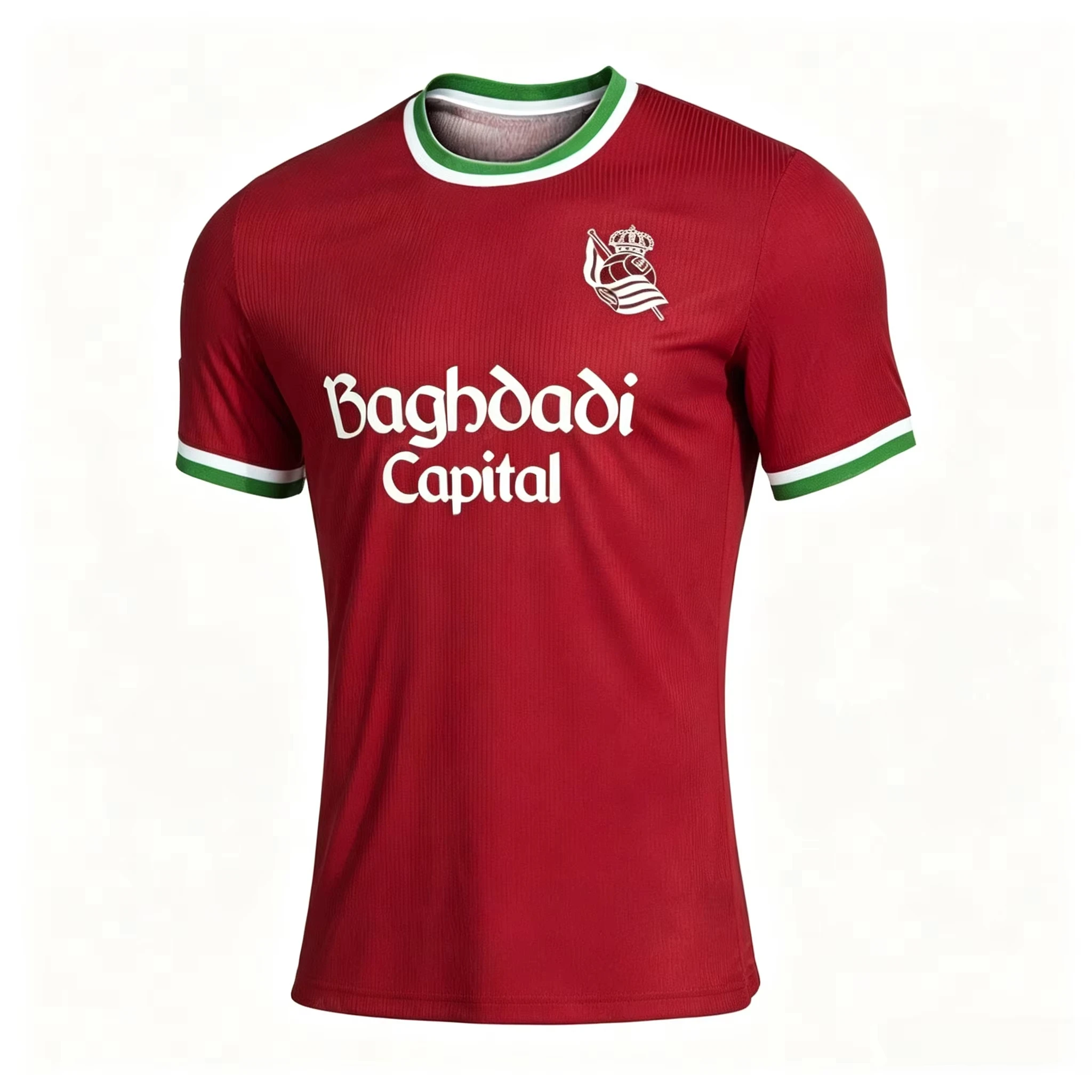 2026 New Season Sociedad 3D Printed Football Jersey Men Breathable Quick Drying Short Sleeved T-shirt Family Matching Clothing