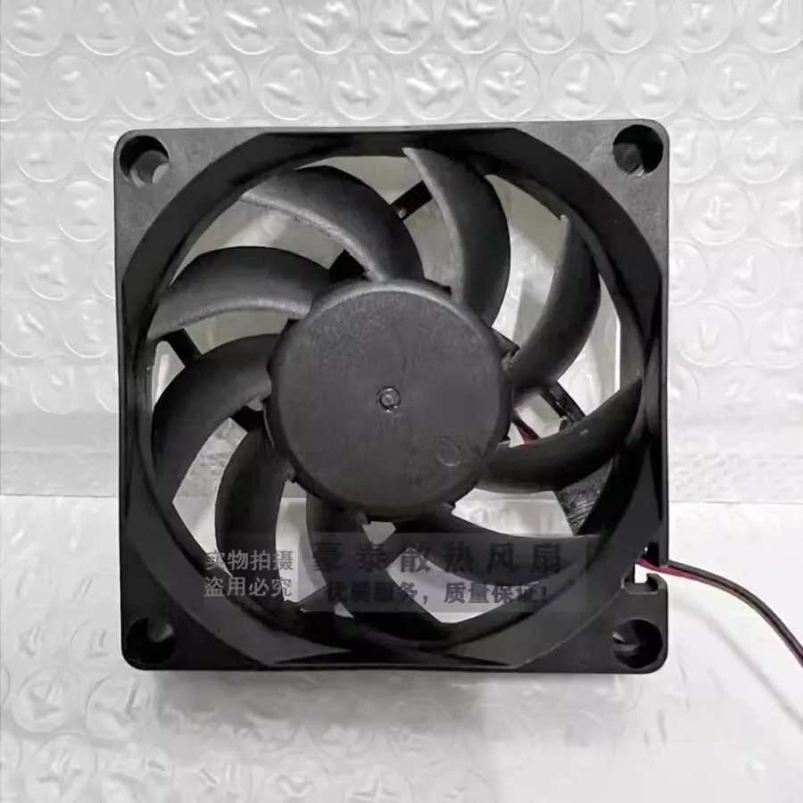 For Delta AFB0724HHB 7015 DC24V 0.25A 7CM 2-Wire Dual Ball Inverter Cooling Fan