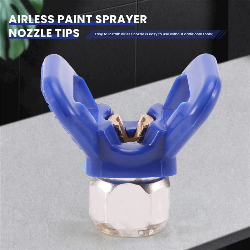 3Pc 415/515 Spray Tips Airless Paint Spray Sprayer Tip Guard Nozzle Seat Replacement for Airless Spray Paint Tip Nozzle