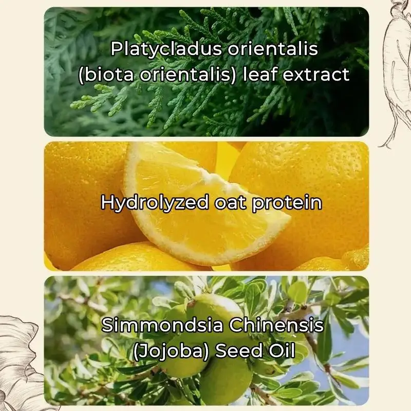 Шампунь против выпадения волос, способствующий против выпадения волос для всех типов волос, богатая в различных растительных экстрактах, шампунь для женщин и мужчин от выпадения волос