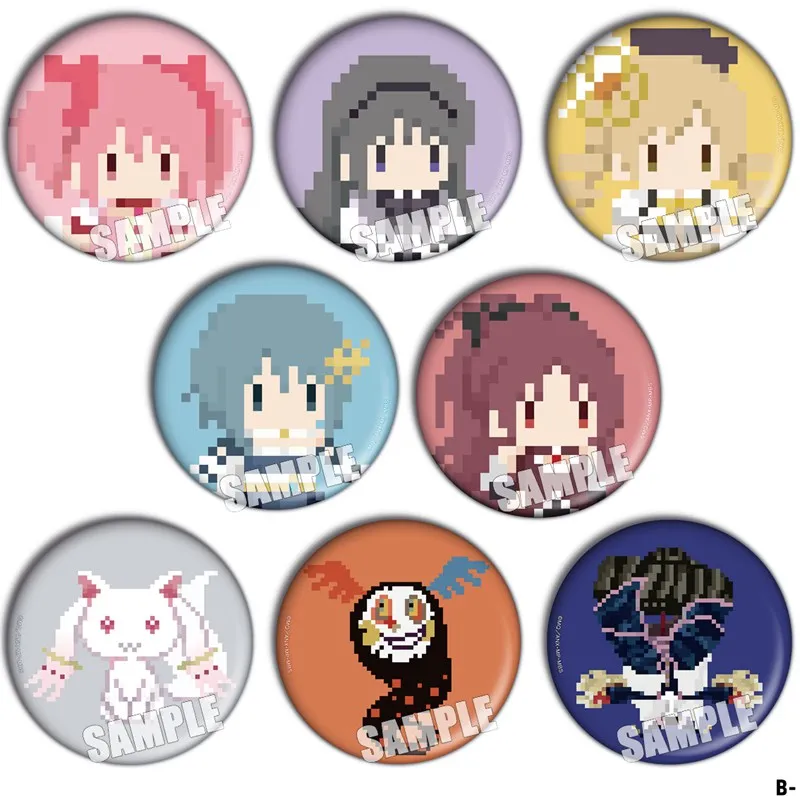 Puella Magi Madoka Magica  brooches 58mm Badges On Backpack