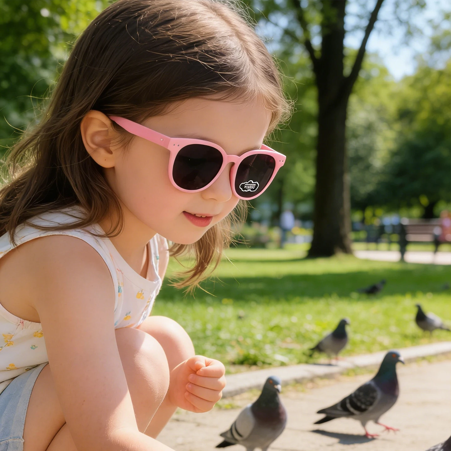 6 Farben polarisierte Kinder-Sonnenbrille mit UV-Schutz, niedlicher Silikonrahmen, koreanische Mode-Sonnenbrille für Kleinkinder, Jungen, Mädchen, Outdoor – Detail 4