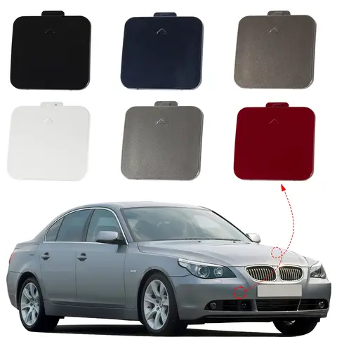 BMW 5 시리즈 E60 E61 용 앞 범퍼 견인 후크 커버 캡 아이 2004 2005 2006 2007 51117111787