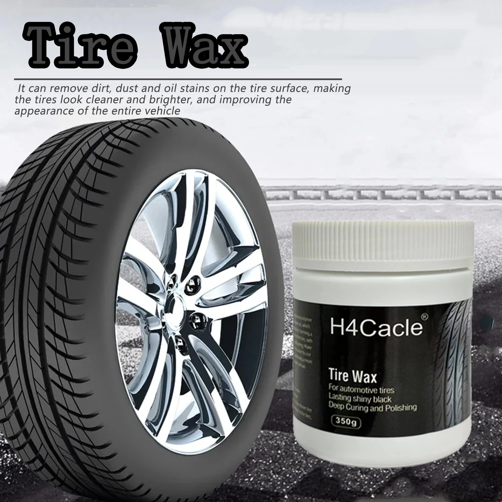 

Car Tyre Coating Cream Wheel Cleaning and Maintenance Decontamination Refurbishment New Bright Polishing Tyre Coating Tire Shine