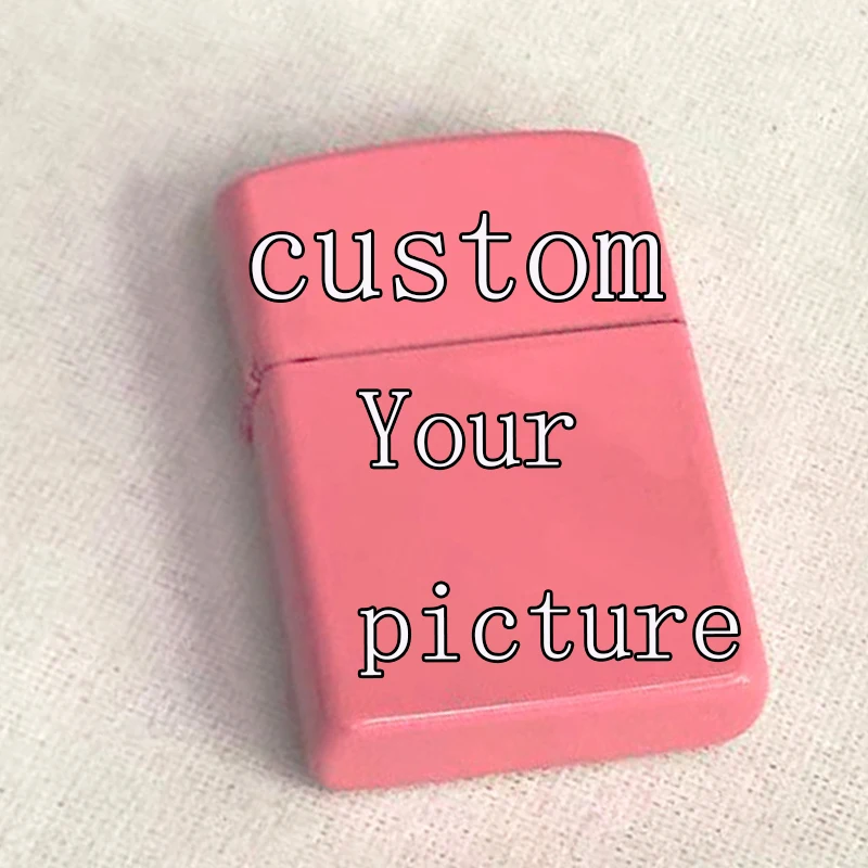 Personalized Photo Custom Metal Lighter Shell Windproof Lighter Case Custom Gift Anniversary Gift